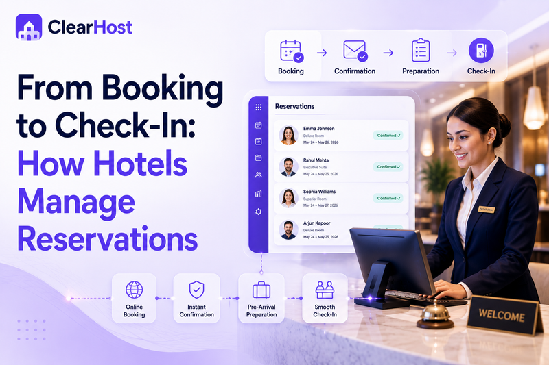 From Booking to Check-In: How Hotels Manage Reservations
