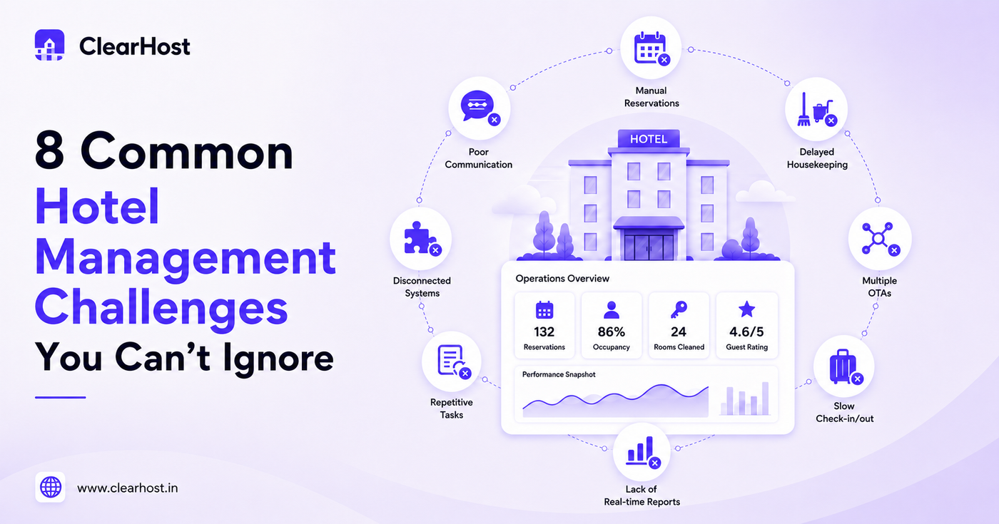 What Slows Down Hotel Operations? 8 Problems Every Manager Faces
