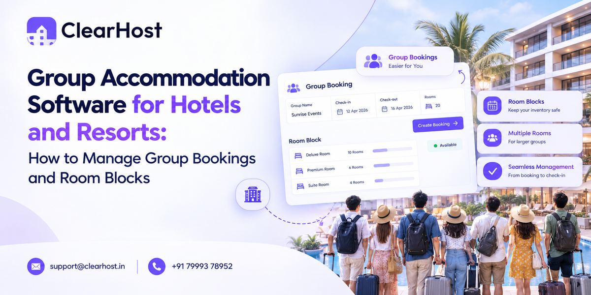 Group Accommodation Software for Hotels and Resorts: How to Manage Group Bookings and Room Blocks
