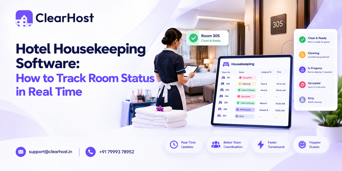 Hotel Housekeeping Software: How to Track Room Status in Real Time