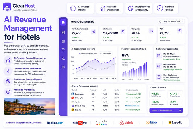 AI Revenue Management for Hotels: Benefits &amp; Use Cases