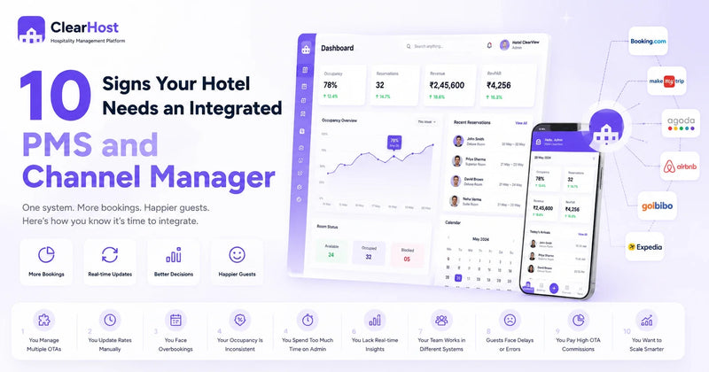 10 Signs Your Hotel Needs an Integrated PMS and Channel Manager