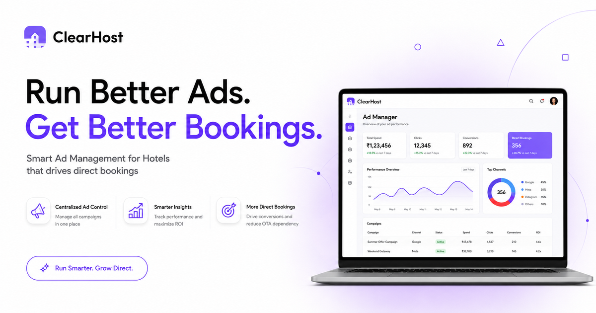 How to Increase Direct Hotel Bookings with AI-Powered Google & Meta Ads (2026 Guide)