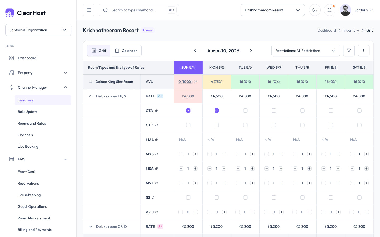 ClearHost inventory